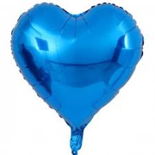 Globo Metalizado Corazón Mediano (Escoge tu color)