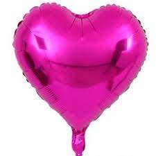 Globo Metalizado Corazón Mediano (Escoge tu color)