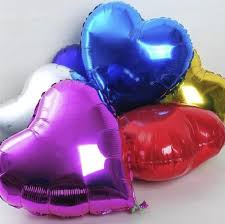 Globo Metalizado Corazón Mediano (Escoge tu color)