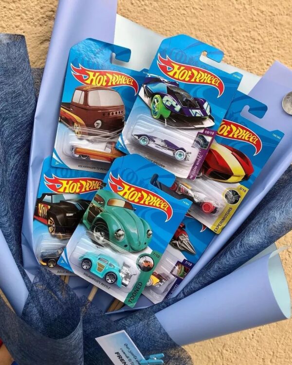 Ramo de 6 Hot Wheels en Bouquet